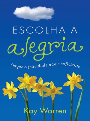 cover image of Escolha a alegria
